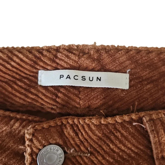 Pacsun Corduroy Mom Jeans Spice Size 27 - Picture 9 of 11